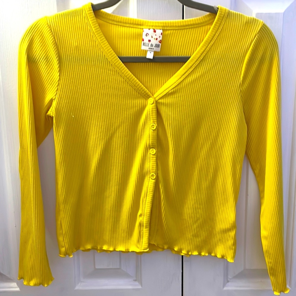 Yellow dress shirt